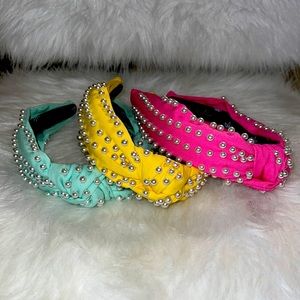 La Bella Shop pastel pearl headband bundle
